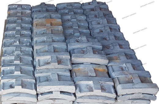 Тормозные колодки для электровозов 10КР, 14КР